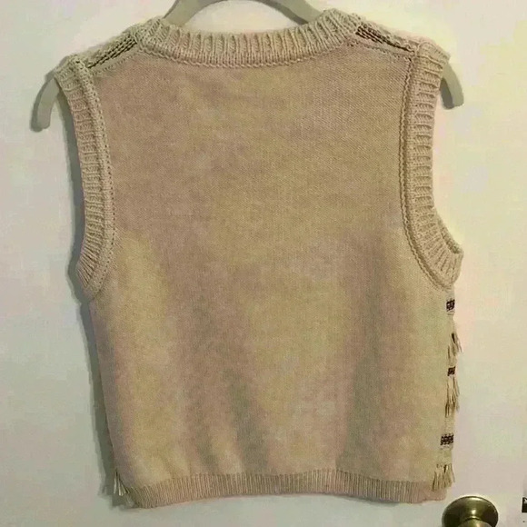 NWT Tory Burch Sleeveless Sweater Vest‎ Sz M - Picture 4 of 5